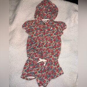 Floral Design Ralph Lauren Shorts Sweatsuit 18months